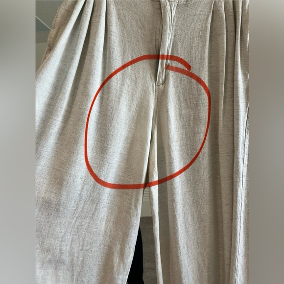 CeCe Pleated Wide Leg Trousers  Size 6 - Picture 6 of 8